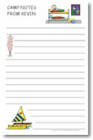 Pen At Hand Stick Figures - Large Full Color Notepads (Bunk Boy)